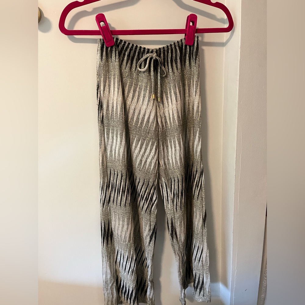 Elif by Jordan Taylor Black and White Straight Leg Pants